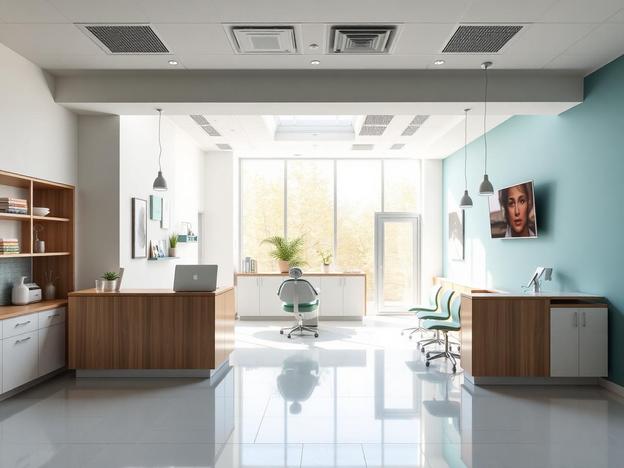 Receção da clínica Medical Art Center no Porto