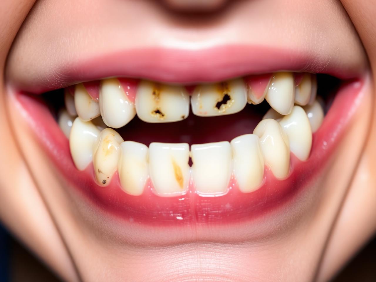 Sorriso antes do tratamento